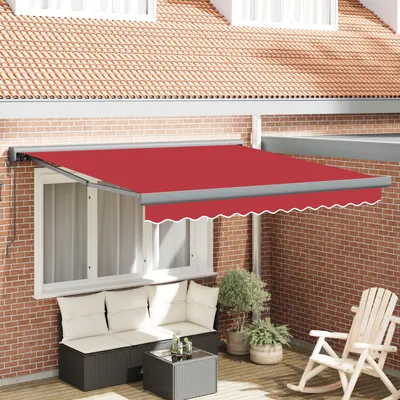 Gossi marcheza retractabila automata rosie 300x250 cm, Gossi tesatura de inlocuire pentru marcheza cu cadru de 3x2,5 m rosie