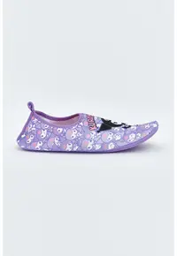 Pantofi slip-on cu imprimeu - pentru inot - Negru/Lila/Roz