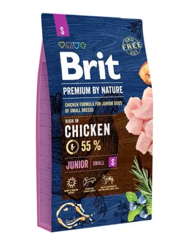 BRIT Premium By Nature Junior Small Hrana uscata pentru cainii junior si femele gestante 8 kg
