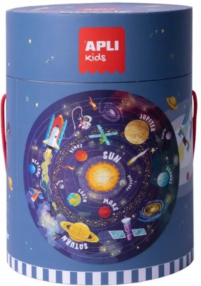 Puzzle rotund Apli din 48 de piese - Sistemul solar