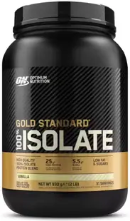 Gold Standard 100% Isolate, vanilie, 930 g, Optimum Nutrition