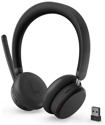 Căști wireless Lenovo – 6550, ANC, Teams, negre