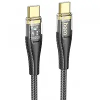 Cablu Date si Incarcare USB-C - USB-C HOCO U121, 60W, 1.2m, Negru