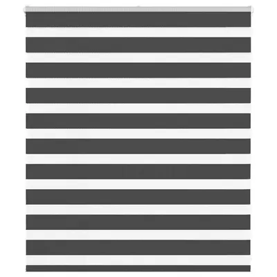 Gossi jaluzea tip zebra neagra latime tesatura 120,9 cm poliester
