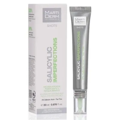 Gel fluid anti-imperfectiuni cu acid salicilic Imperfections Shots, Martiderm | 20 ml