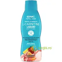 L-Carnitina Lichida cu Aroma de Punch de Fructe Triple Strength 473ml