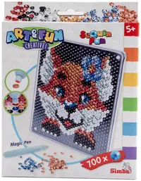 Set creativ Simba Toys Art & Fun - Vulpe cu paiete
