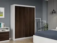 Dressing/Dulap dormitor Stejar Inchis 138 - Line