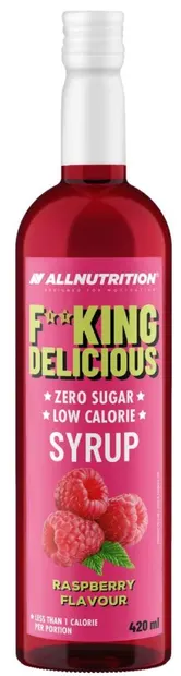 AllNutrition Fitking Delicious Syrup Zero, zmeură, 420 ml
