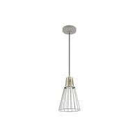 Lampa tavan - Ceiling fixture KALIOPE,8143,AC220-240V,50/60Hz,1*E27,max.40W,IP20, Diameter 18cm, single, grey/gold