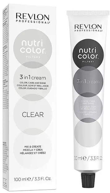 Revlon Professional Nutri Color Filters Mască pentru colorarea părului Mixing Filters, Clear, 100 ml