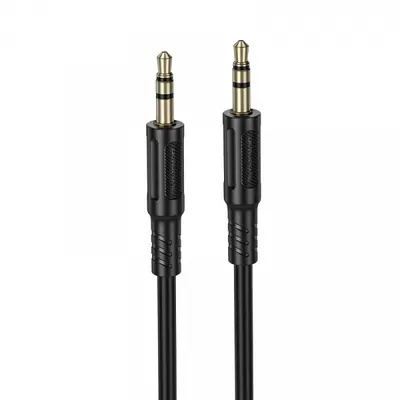 Cablu Audio 3.5mm - 3.5mm Borofone BL25 Nice, 1m, Negru