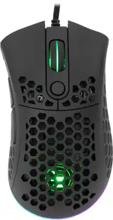 Mouse gaming White shark - ESL-M56 Shuriken, optic, cu fir, negru
