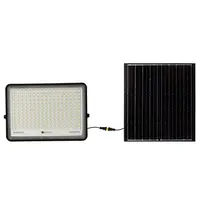 Reflector cu incarcare solara 30W 2300LM 6400K - negru V-TAC SKU-7829