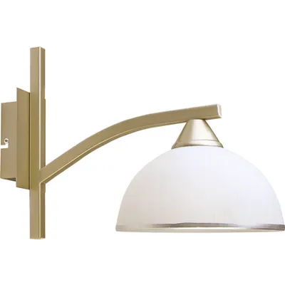 Aplica Ruxandra Arg Satinat+Alb 1xE27 60W
