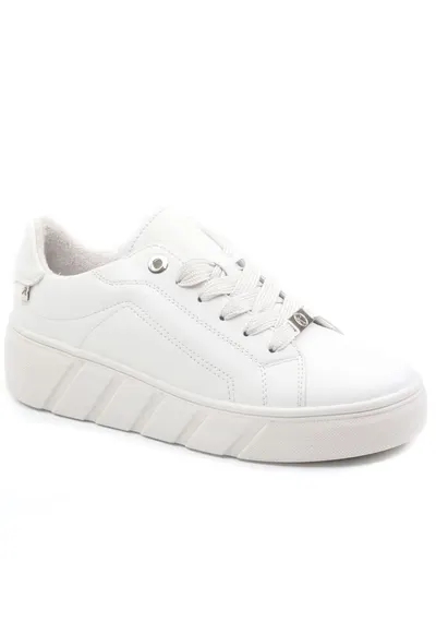 Sneakers dama W0503 80-alb