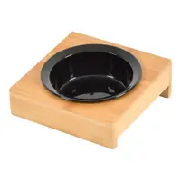 Bol cu suport pentru câini, din bambus ø 12 cm – Love Story