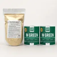 Pachet Echilibru Intestinal PLUS - 2x In Green Mix Verde și Bioferment