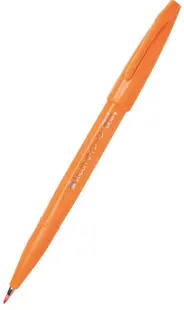 Marker pensula Pentel Sign Pen - SES15C, portocaliu