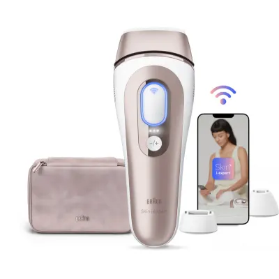 Braun Smart Skin Expert IPL7147 dispozitiv inteligent IPL pentru îndepărtarea firelor de păr pentru corp, față, zona bikini și axile 1 buc