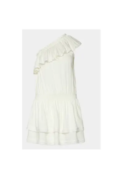 Rochie dama - 303700515 - Viscoza - Alb - Alb