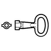 Cheie Din Metal Pentru Insertie Cu Doua Bare De 5Mm