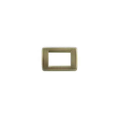 Placa ornament 3 module Rondo Vimar(Idea)met.antique brass