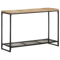 Gossi masa consola, 110 x 35 x 75 cm, lemn masiv de mango