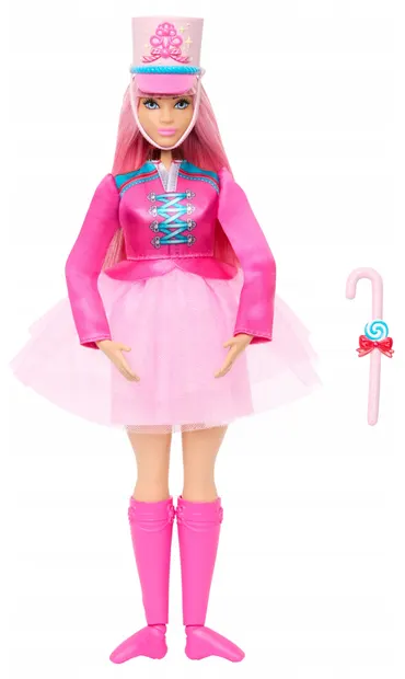 Păpușă Barbie – Spărgătorul de nuci, balerina Daisy, cu rochie roz și accesorii