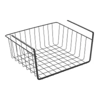 Coș de agățat pentru raft bucătărie Metaltex, lungime 30 cm, negru