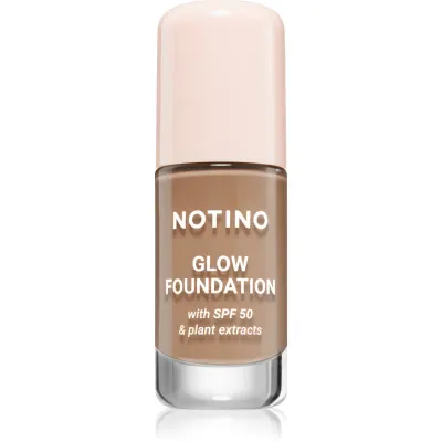 Notino Glow Foundation With SPF 50 & Plant Extracts make-up pentru luminozitate SPF 50 01 Medium Neutral 30 ml