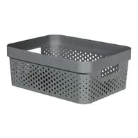 Coș de depozitare Curver Infinity Dots, 11 l, gri