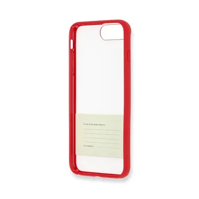 Carcasa rosie Hard Case Iphone 7 Plus Transparent Band
