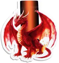 Separator magnetic pentru cărți Next Lit - Ruby Inferno