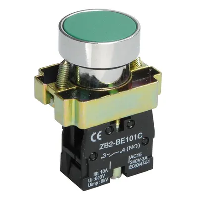 Control buton LAY5-BA31 without bias lighting verde 1C