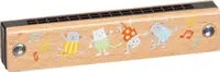 Acordeon din lemn Goki - Pisicile, 13 cm