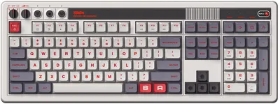 Tastatură mecanică 8BitDo - Retro 108, fără fir, Kailh Box V2, N Ed.