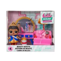 Set papusa LOL Surprise Beauty Booth, Her Majesty cu 8 surprize, 583776EUC