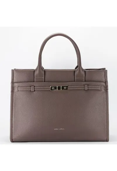 Geanta taupe inchis mare CM7736 17 Maro taupe - 27x37x13
