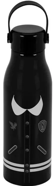 Sticlă metalică Karactermania Wednesday - Varsity, 500 ml