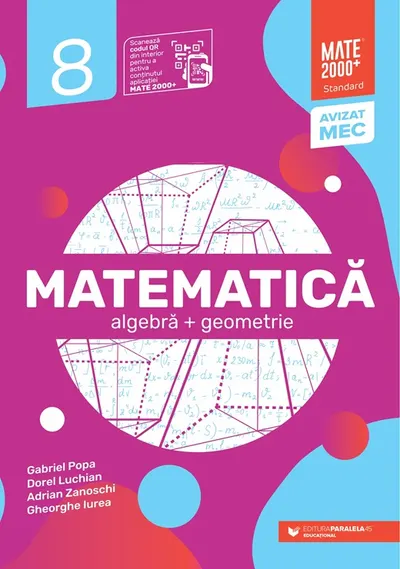 Matematică. Algebră, geometrie. Clasa a VIII-a. Mate 2000