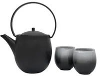 Set pentru ceai Bredemeijer - Sendai, 1.2 L, 3 piese, negru