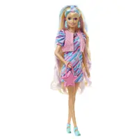 Papusa cu par lung si accesorii Barbie, Totally Hair Stars, HCM88