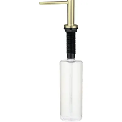 Dozator pentru detergent vase Deante Aster, auriu periat