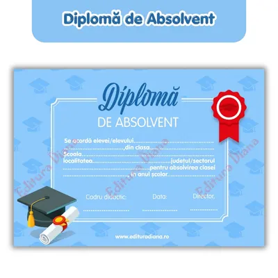 Diplomă de Absolvent A4