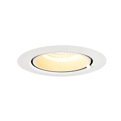 Spot incastrat, GIMBLE IN 100 Ceiling lights, white Indoor LED recessed ceiling light, white, 3000K