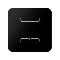 Controler tactil, rotunjit - 2 butoane, sticla neagra