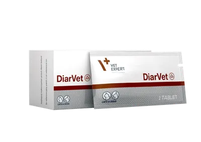Soluție avansată pentru diaree la câini și pisici, DiarVet, Vet Expert,Pachet 2 X 6 tablete