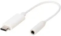 Adaptor Vivanco - 45389, USB-C/jack 3.5 mm, alb