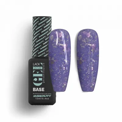 Oja Semi GELlack 2M Hema Free Milky Rubber Base with Flakes Nr. 10